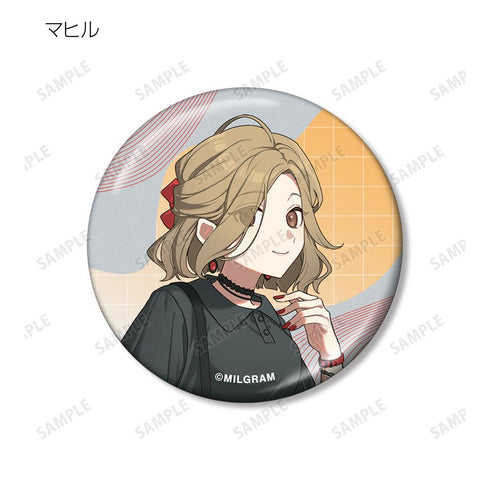 『MILGRAM -ミルグラム-』描き下ろし 5th Anniversary ver. トレーディングメタリック缶バッジ(単位/BOX)【202510再販】